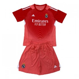 Real Madrid Doelman Shirt Rode 2025-26  - Kids